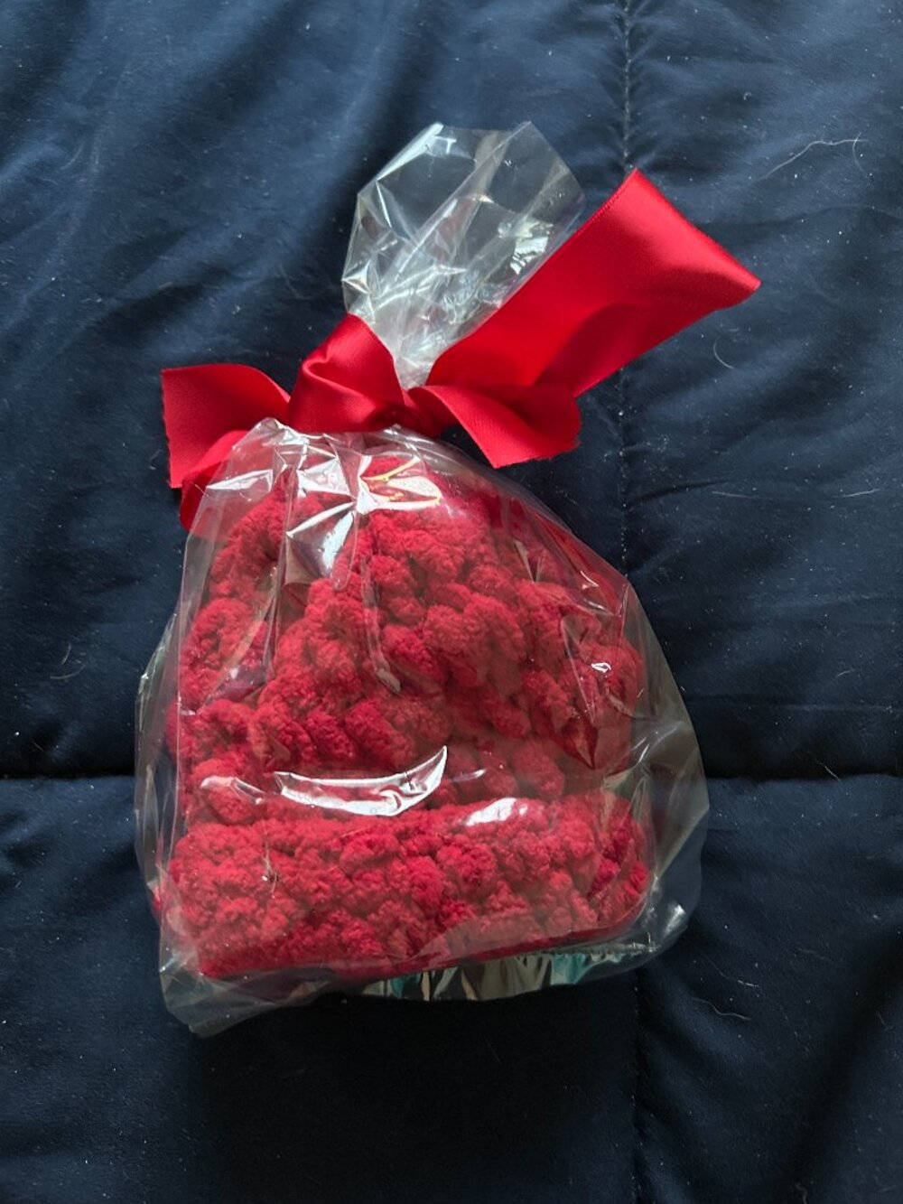 Small Red Newborn Beenie